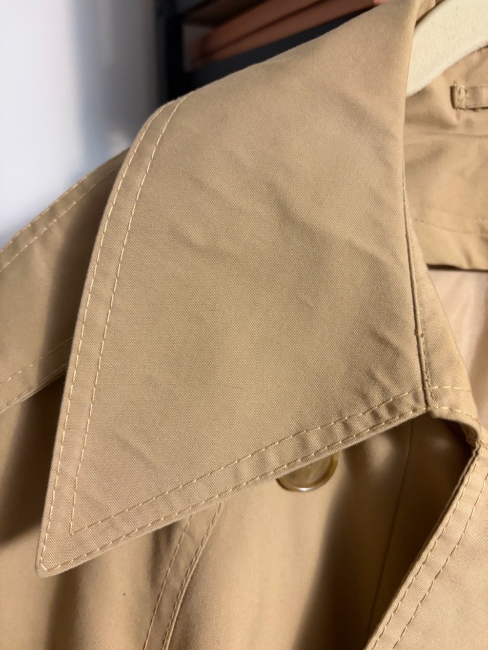 Vintage classic tan dolman sleeved raincoat - Picture 15 of 15